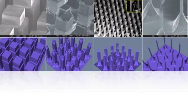 IntelliSuite provides a full anisotropic wet etch simulator for creating realistic models